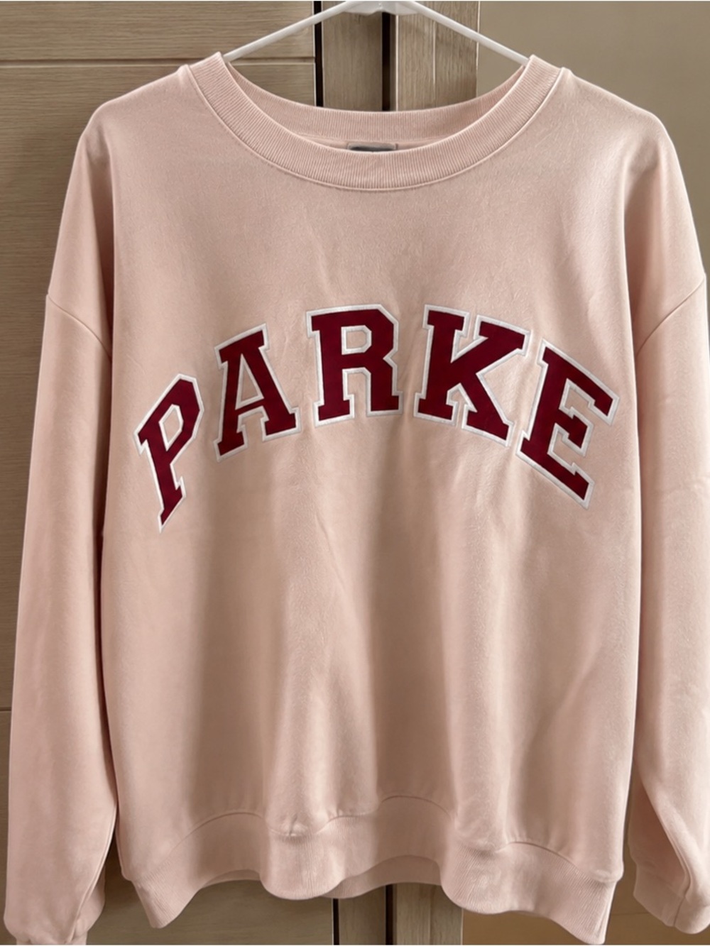 Parker Pink Mock-Neck Sweatshirt - Picture 2 of 4